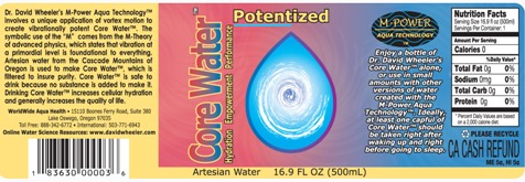 CoreWater Label